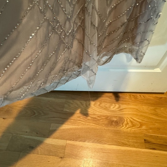 Adrienne Patel champagne colored dress- sequin. EUC - Picture 6 of 7